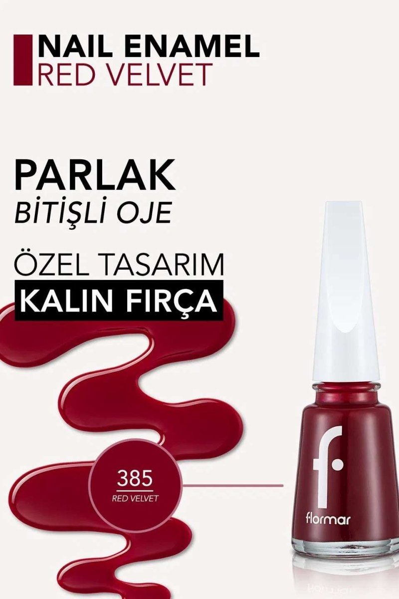 Flormar Nail Enamel | فلورمار صبغ اظافر 385 - EROS STORE