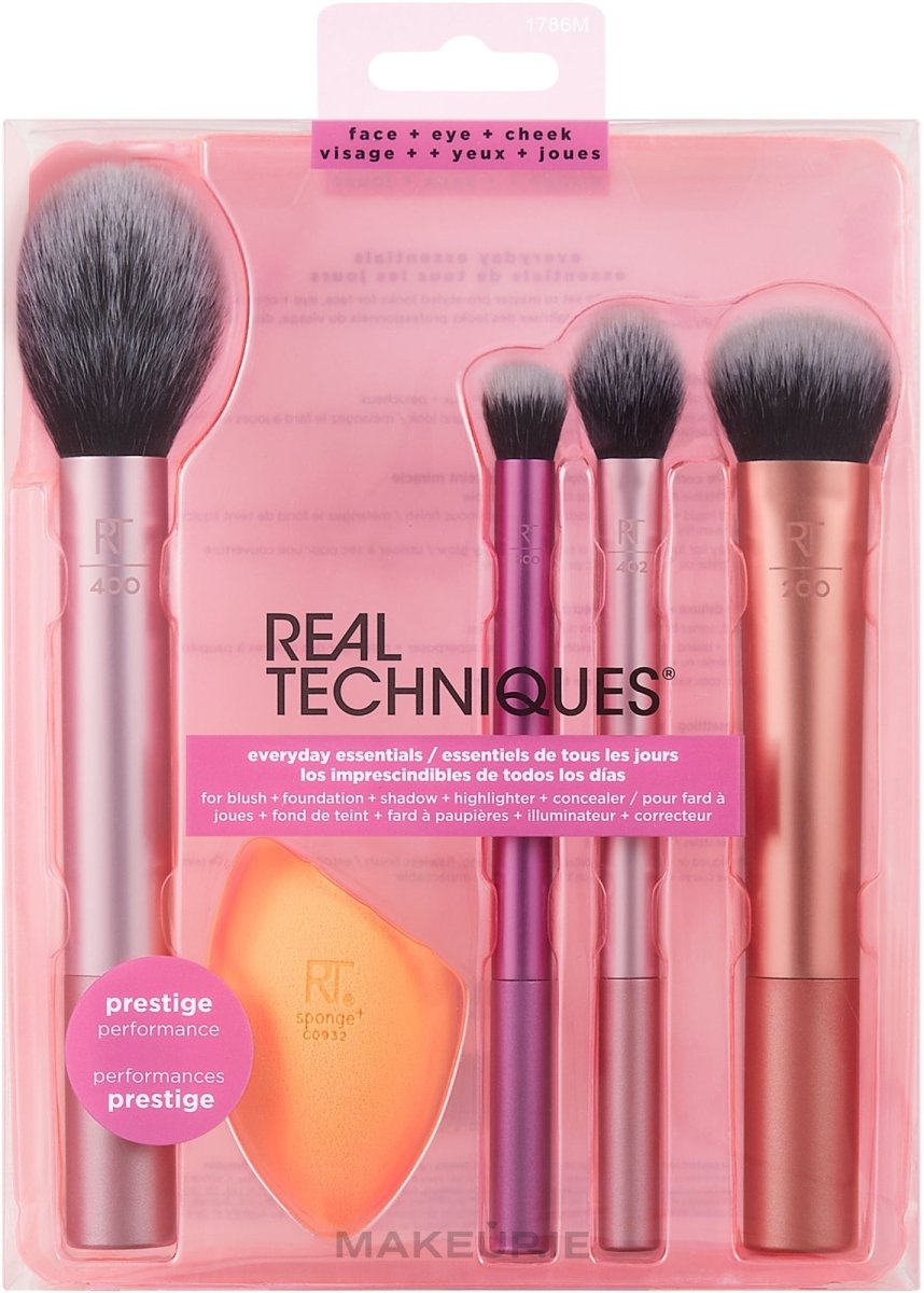 فرش مكياج ريل تكنيك - أساسيات الحياة اليومية | Real Techniques Makeup Brushes - Everyday Essentials - EROS STORE