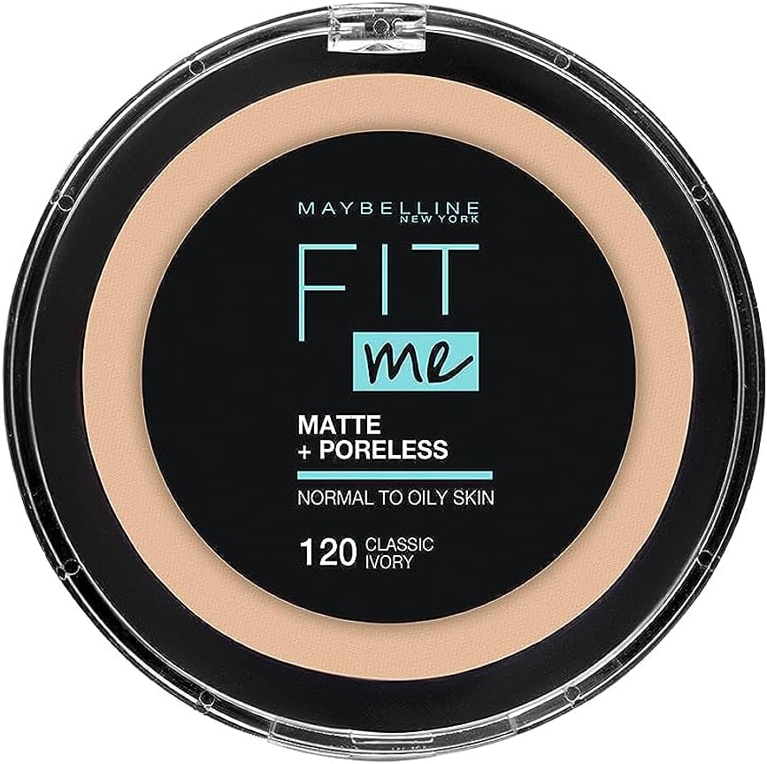 فت مي باودر مضغوط خافي للمسام من ميبلين | Maybelline Fit Me Pressed Powder Poreless 110 Porcelain - EROS STORE