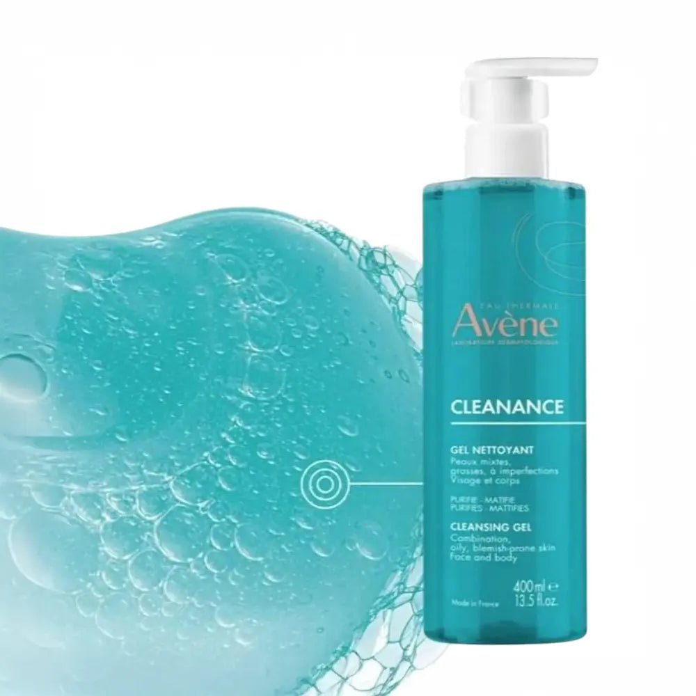غسول أفين جل للبشرة الدهنية | Avène Cleanance Cleansing Gel 400 مل - EROS STORE