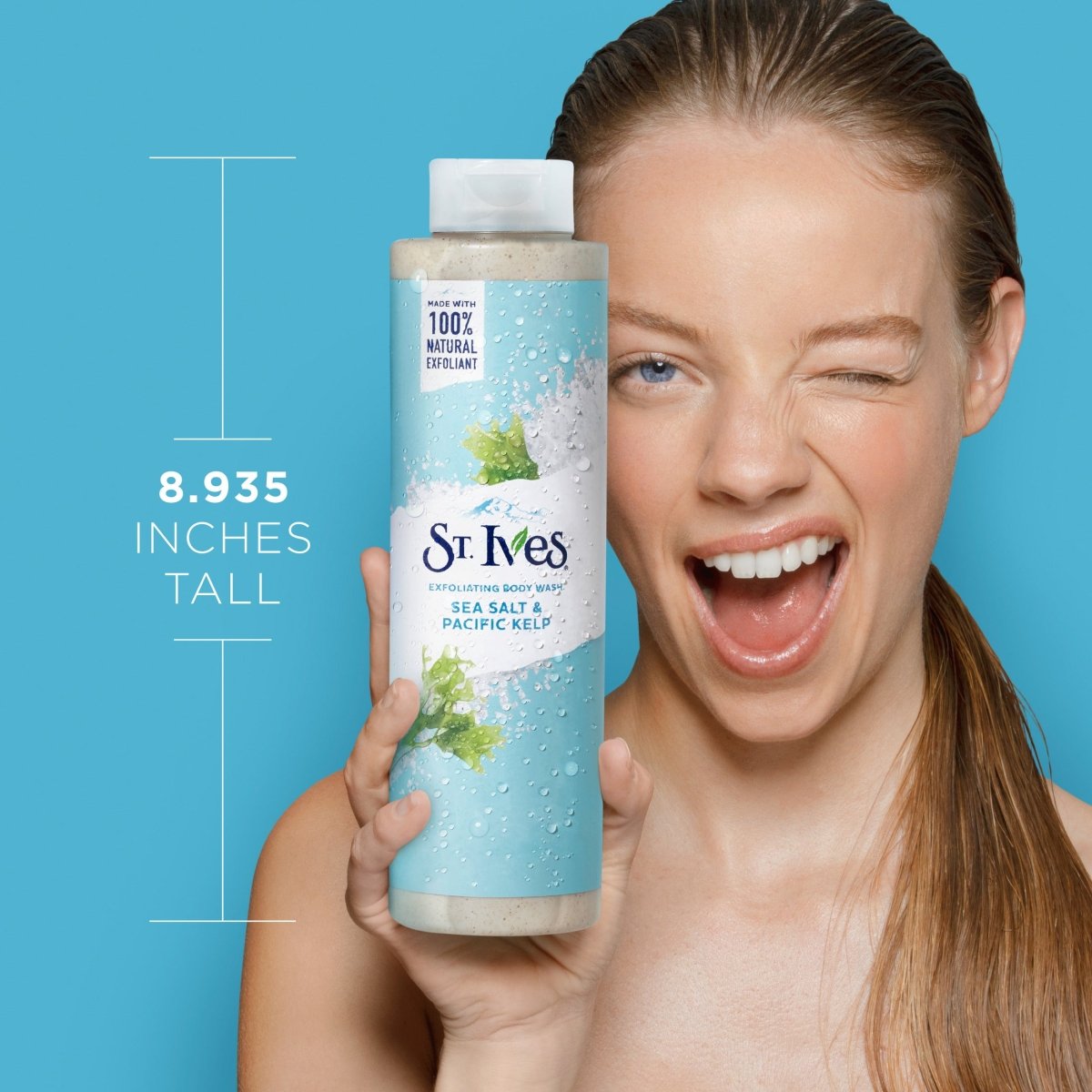 غسول الجسم المقشر بملح البحر وعشب المحيط الهادئ من سانت آيفز | St. Ives Exfoliating Body Wash with Sea Salt & Pacific Kelp 650 مل - EROS STORE