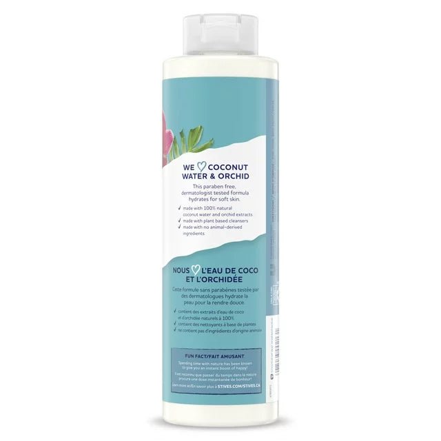 غسول الجسم المرطب بماء جوز الهند والأوركيد من ستيفز | St. Ives Hydrating Body Wash with Coconut Water & Orchid 650 مل - EROS STORE