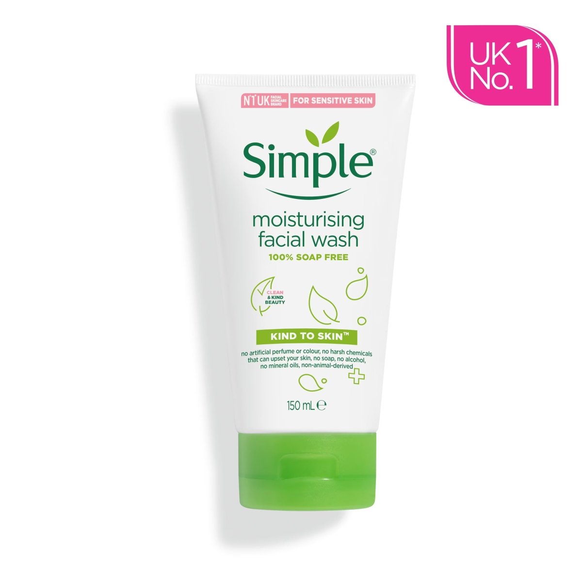غسول الوجه المرطب من سيمبل كايند تو سكين | Simple Kind to Skin Moisturising Facial Wash 150 مل - EROS STORE