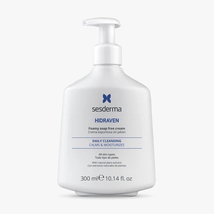 غسول كريم هايدرا فين الرغوي بدون صابون من سيسديرما | Sesderma hidraven Foamy Soap - Free Cream Cleanser 300 مل - EROS STORE