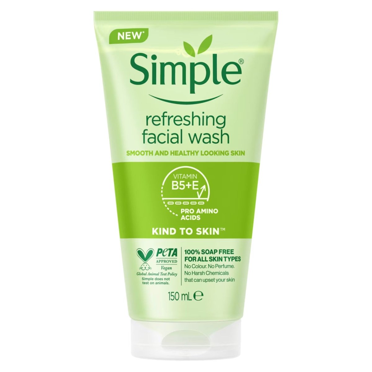 غسول منقي للبشرة الدهنية والمختلطة من سيمبل | Simple Kind to Skin Purifying Facial Wash for Oily & Combination Skin 150 مل - EROS STORE