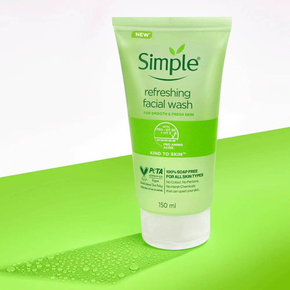 غسول منقي للبشرة الدهنية والمختلطة من سيمبل | Simple Kind to Skin Purifying Facial Wash for Oily & Combination Skin 150 مل - EROS STORE