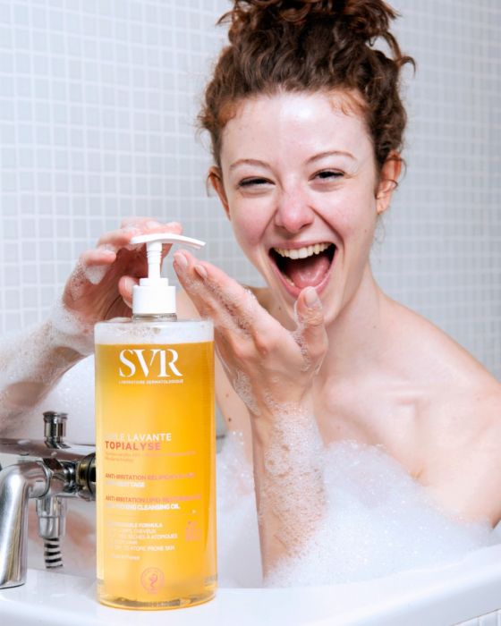 غسول منظف زيتي إس في آر توبياليز - 400 مل | SVR Topialyse Cleansing Oil - 400ml 400 مل - EROS STORE