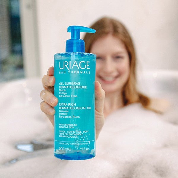 غسول سورجراس للبشرة الجافة والحساسة من يورياج | Uriage Surgras Dermatological Cleansing Gel 500 مل - EROS STORE