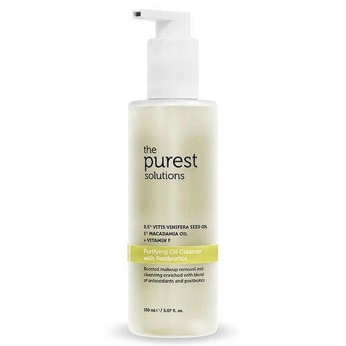 غسول ذا بيورست سوليوشنز زيتي للتنظيف المزدوج - 150 مل | The Purest Solutions Oil Cleanser for Double Cleansing - 150ml 150 مل - EROS STORE