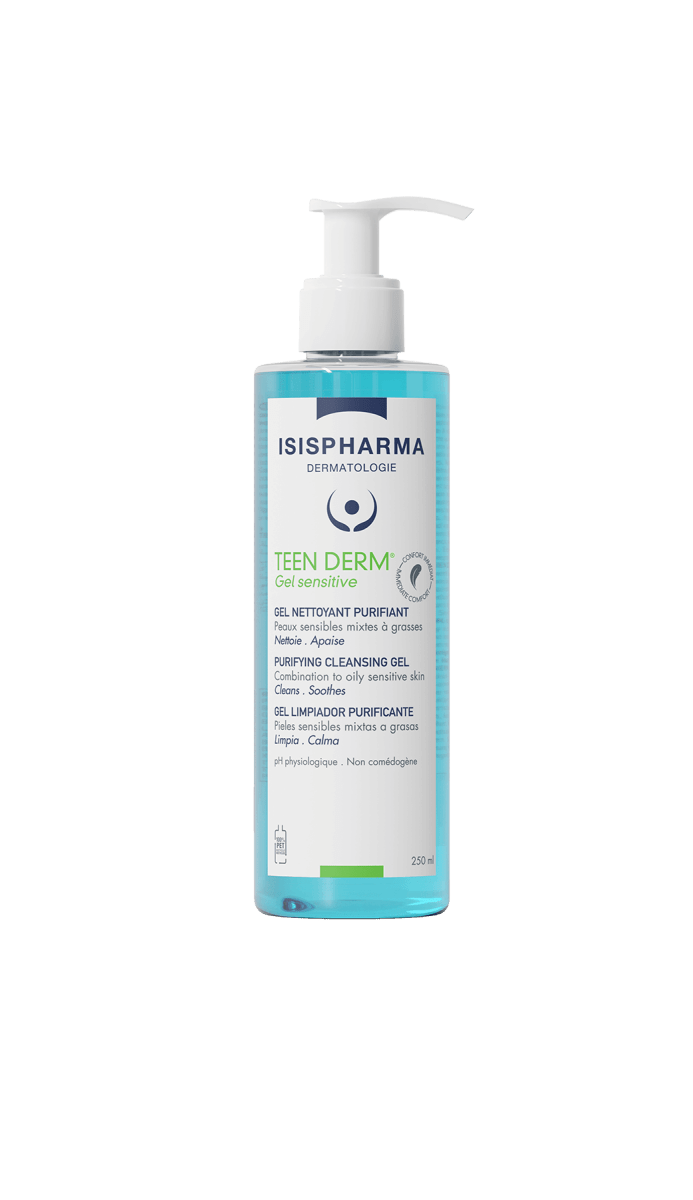 غسول تين ديرم للحساسة من إيزيس فارما 250 مل | ISIS PHARMA Teen Derm Sensitive Cleanser 250ml - EROS STORE