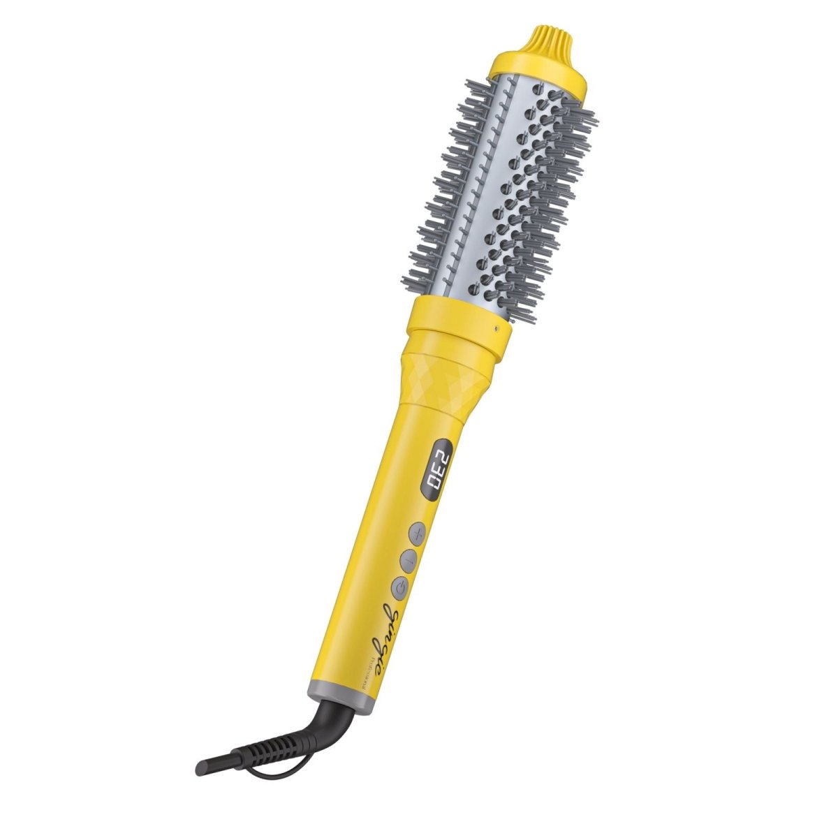gingie Thermal Round Brush - 1200w | جنجي فرشاة حرارية دائرية لتصفيف الشعر بدون صوت بدون هواء - 1200 واط - EROS STORE