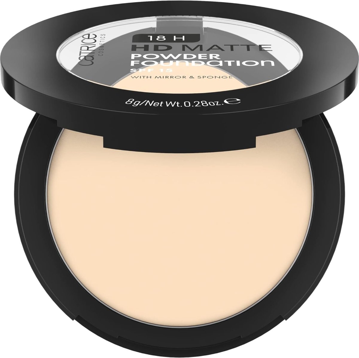 كاتريس بودرة أساس مضغوطة 18 ساعة HD مات | Catrice 18H HD Matte Powder Foundation OO8C - EROS STORE
