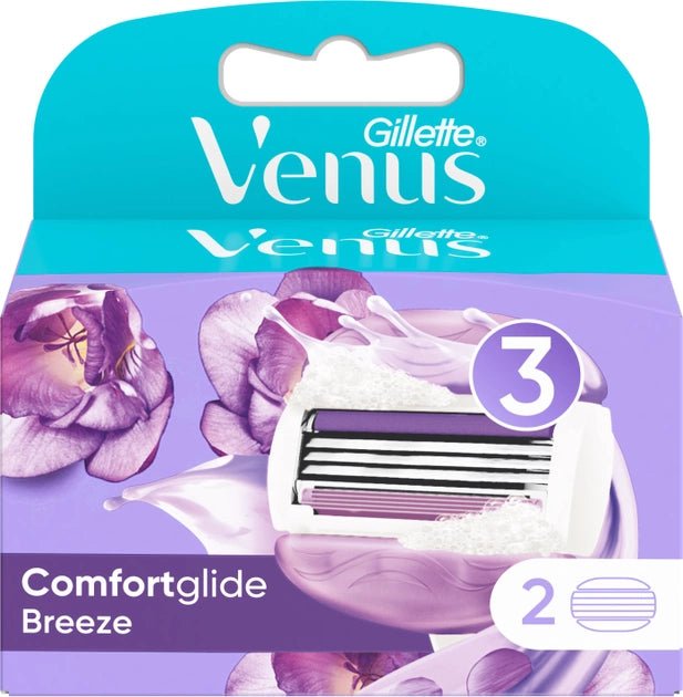 خراطيش حلاقة (شفرات) قابلة للاستبدال للنساء فينوس كومفورت جلايد بريز | Venus ComfortGlide Breeze Refillable Razor Blades for Women 4 روؤس - EROS STORE