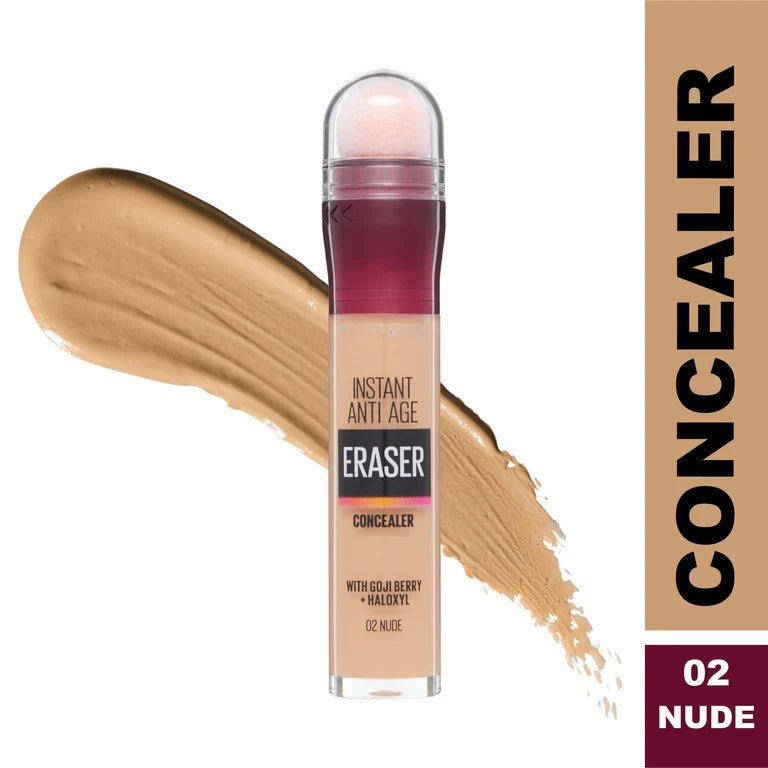 كونسيلر ايرسر من ميبلين | Maybelline Eraser Concealer 02 nude - EROS STORE