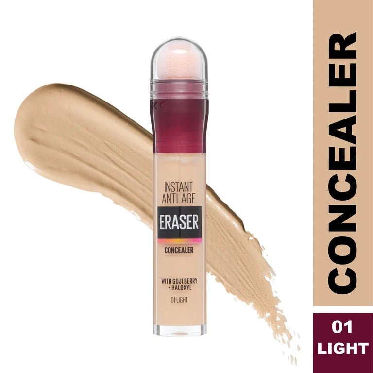 كونسيلر ايرسر من ميبلين | Maybelline Eraser Concealer 01 light - EROS STORE