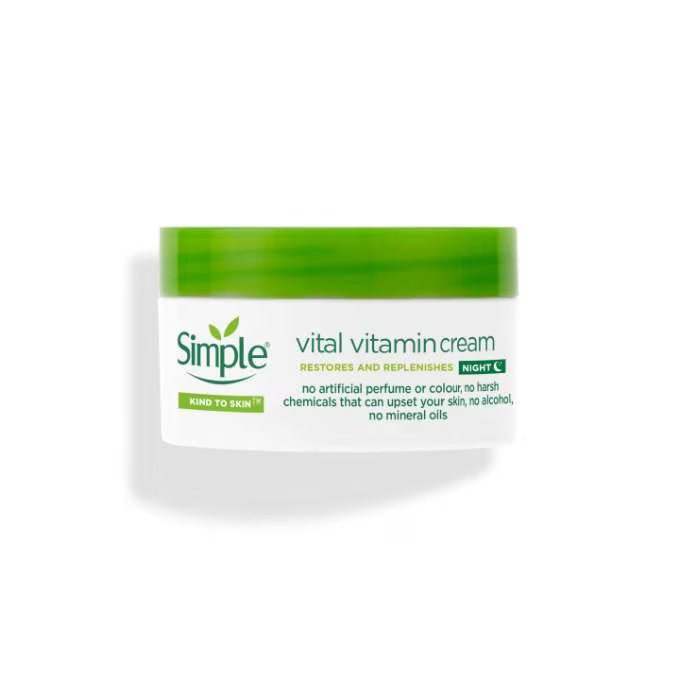 كريم الليل المرطب والمغذي من سيمبل | Simple Kind to Skin Nourishing Night Cream 50 مل - EROS STORE