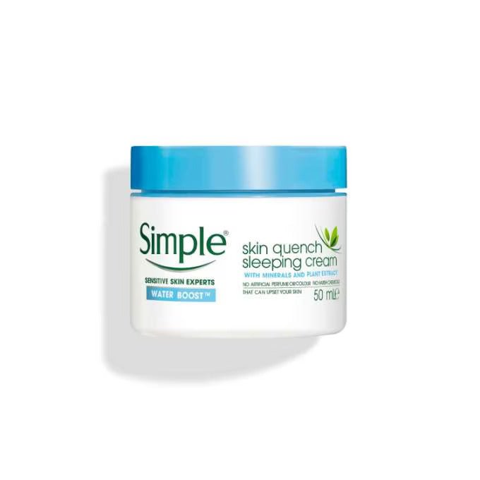 كريم النوم من سمبل ووتر بوست | Simple Water Boost Night Cream 50 مل - EROS STORE