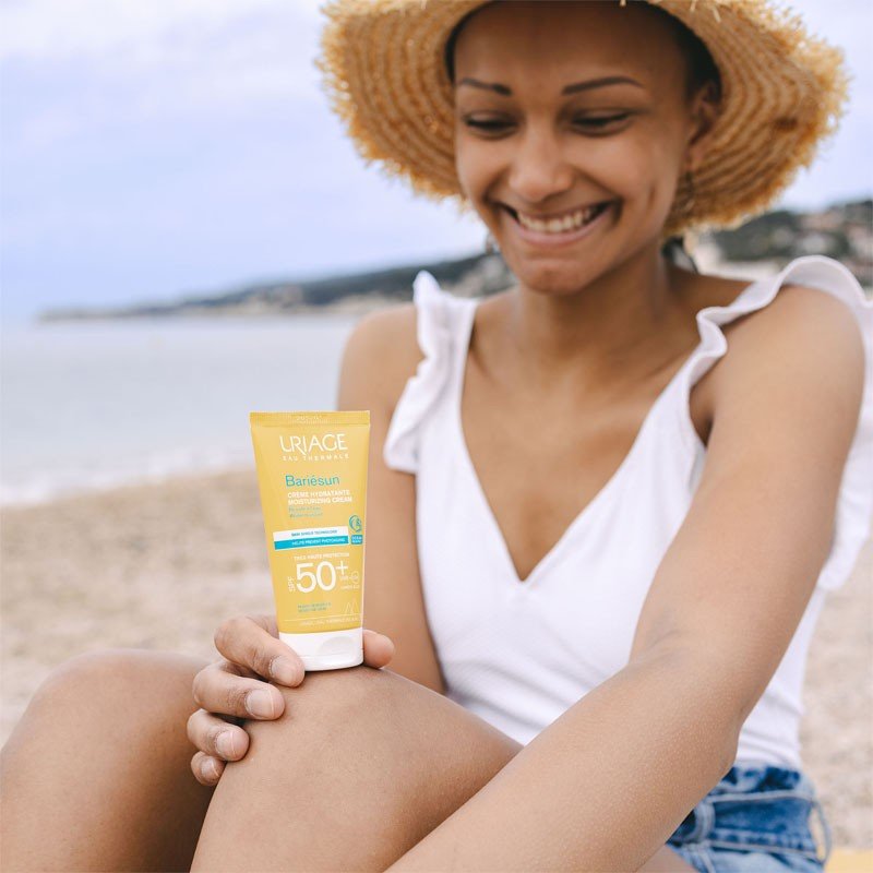 كريم الوقاية من الشمس باريسن SPF50+ خالٍ من العطور من يورياج | Uriage Bariesun SPF50+ Fragrance - Free Cream 50 مل - EROS STORE