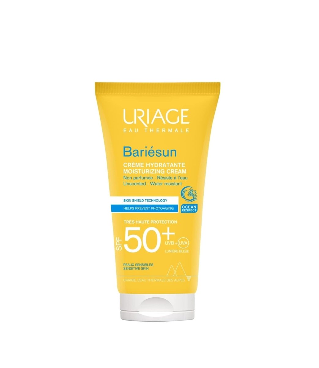 كريم الوقاية من الشمس باريسن SPF50+ خالٍ من العطور من يورياج | Uriage Bariesun SPF50+ Fragrance - Free Cream 50 مل - EROS STORE