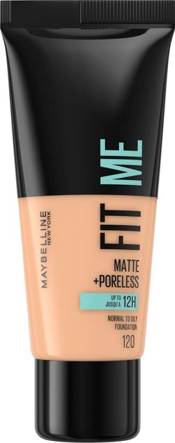 كريم أساس فت مي للبشرة الدهنية والمختلطة من ميبلين | Maybelline Fit Me Foundation for Oily and Combination Skin FAIR IVORY 102 - EROS STORE