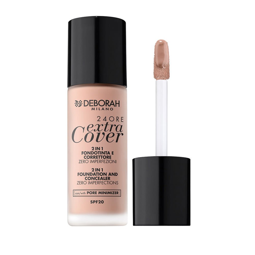 كريم أساس + كونسيلر بتغطية كاملة من ديبورا | Deborah Full Coverage Foundation + Concealer 0 - EROS STORE