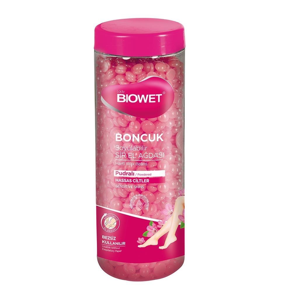 لBiowet Wax Beads 400g حبيبات شمع بايويت 400 غرام وردي - EROS STORE