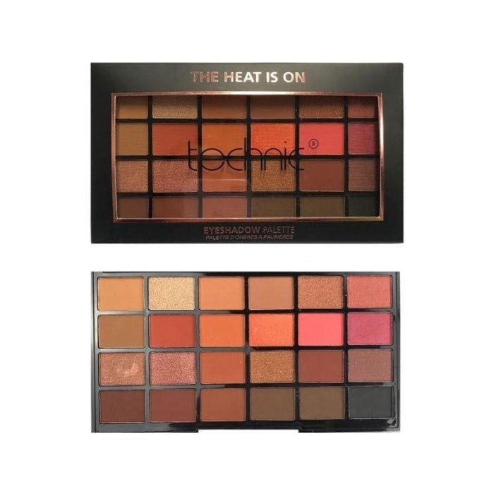 لوحة ظلال العيون تكنك ذا هيت از اون | Technic The Heat Is On Eyeshadow Palette - EROS STORE