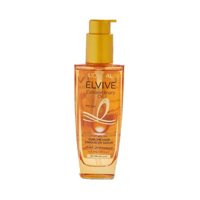 L'oreal Elvive Olio Straordinario Per Capelli Secchi 100ml | زيت إلفيف الاستثنائي للشعر الجاف 100 مل 100 مل - EROS STORE
