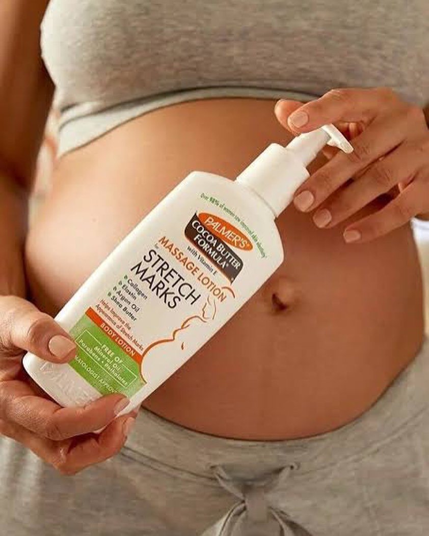 لوشن علاج علامات تمدد الجلد أثناء الحمل من بالمرز | Palmer's Cocoa Butter Formula Massage Lotion for Stretch Marks 250 مل - EROS STORE