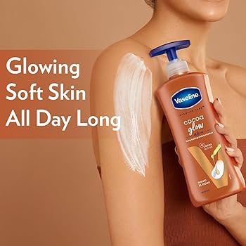 لوشن فازلين للعناية المركزة بتألق الكاكاو | Vaseline Intensive Care Cocoa Radiant Body Lotion 400 مل - EROS STORE