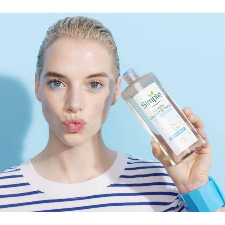 ماء ميسيلار مزيل مكياج للبشرة الجافة من سمبل | Simple Kind to Skin Micellar Cleansing Water for Dry Skin 200 مل - EROS STORE