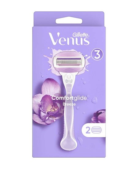 ماكينة حلاقة جيليت فينوس كومفورت جلايد بريز | Gillette Venus ComfortGlide Breeze Razor عدد 2 - EROS STORE