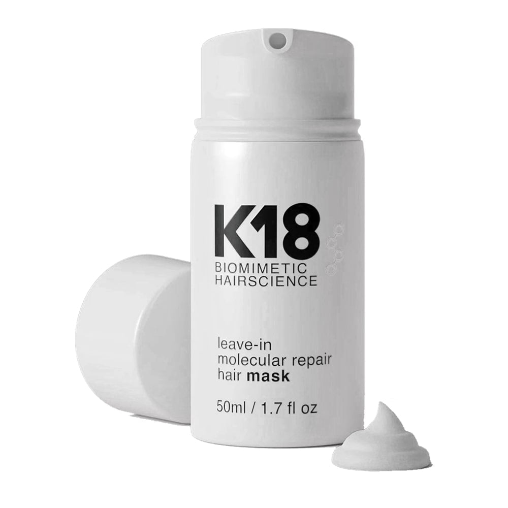 ماسك إصلاح الشعر الجزيئي ليف إن من كي 18 | K18 Leave - In Molecular Repair Hair Mask 50 مل - EROS STORE