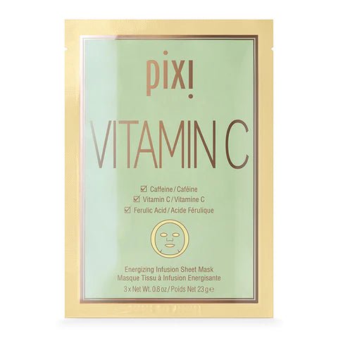 ماسك ورقي بفيتامين C من بيكسي | Pixi Vitamin - C Sheet Mask 3 قطع * 23 غم - EROS STORE
