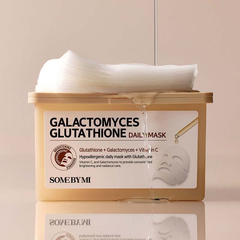 ماسك شيت جلاكتوميس سم باي مي - 30 قطعة | Some By Mi Galactomyces Glutathione Daily Mask 30 sheets 30 قطعة - EROS STORE