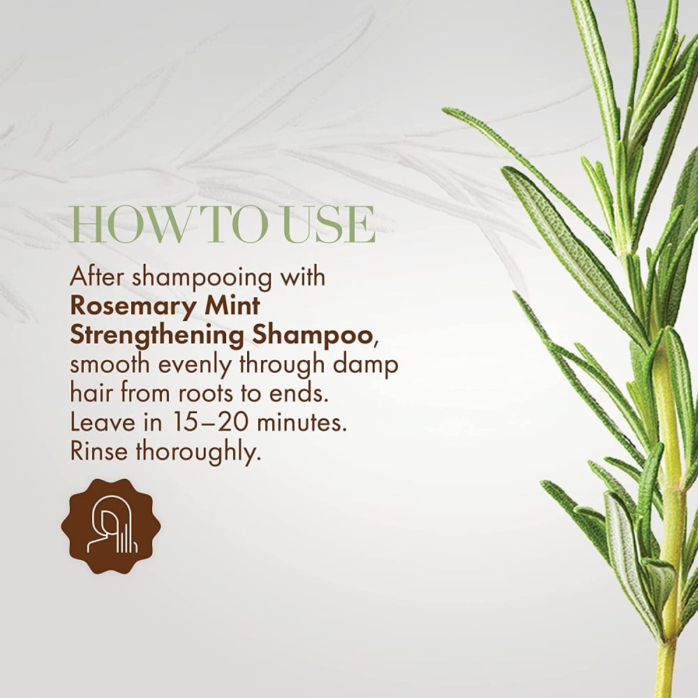 ماسك تقوية الشعر بإكليل الجبل والنعناع من ميلي | Mielle Rosemary Mint Strengthening Hair Masque 340 مل - EROS STORE