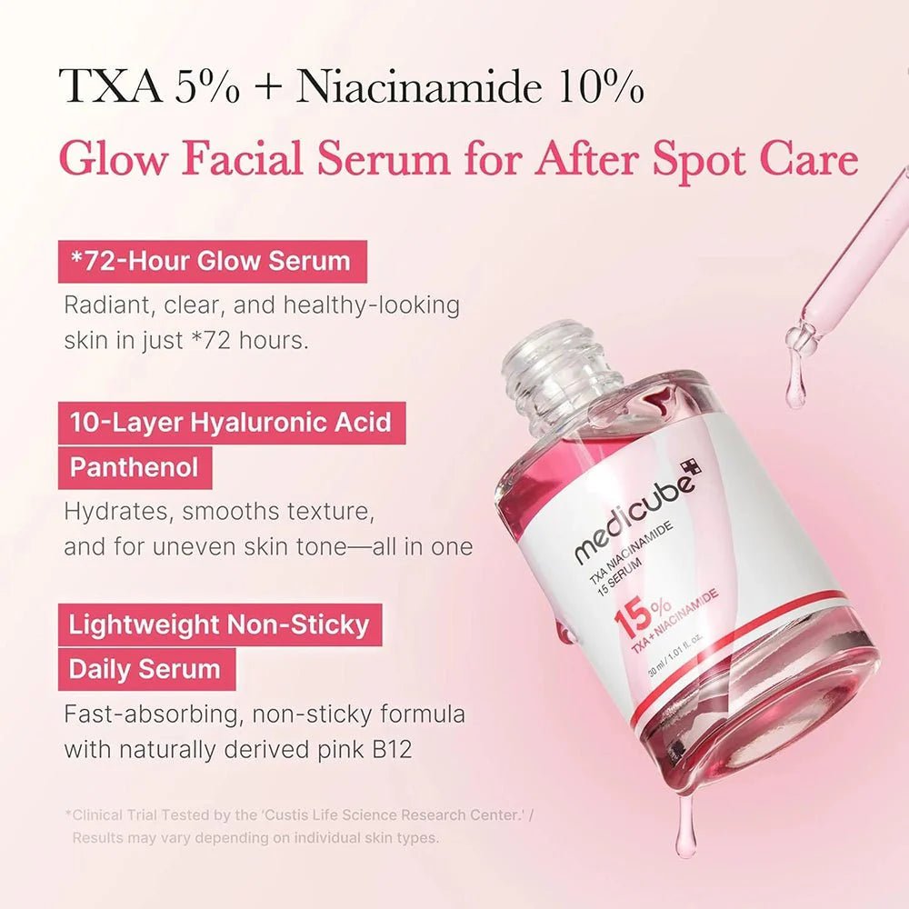 Medicube TXA Niacinamide 15% Serum - 30ml | ميدي كيوب سيروم ترانيكساميك اسيد و نياسيناميد 15% - 30 مل 30 مل - EROS STORE