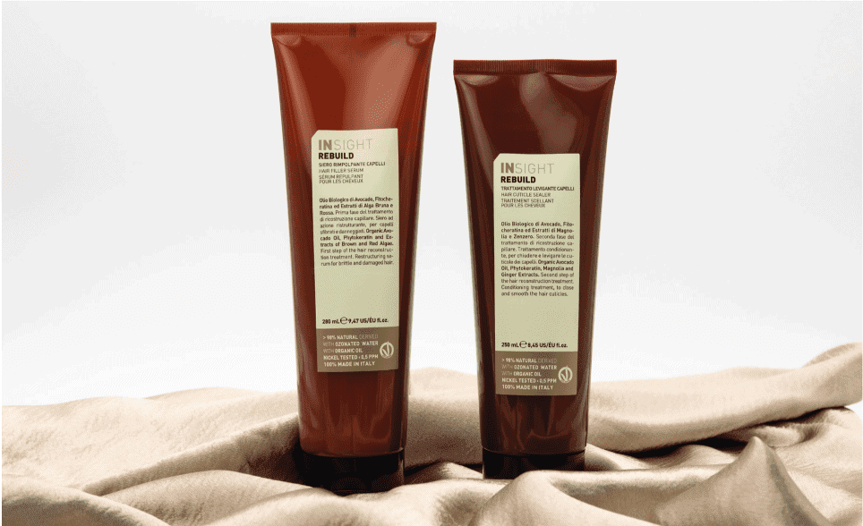مجموعة إعادة بناء الشعر العلاجية الأكثر كثافة من إنسايت | INSIGHT Rebuild Hair Treatment Kit سيروم فلر الشعر SIERO RIMPOLAPTE 280 ml - EROS STORE