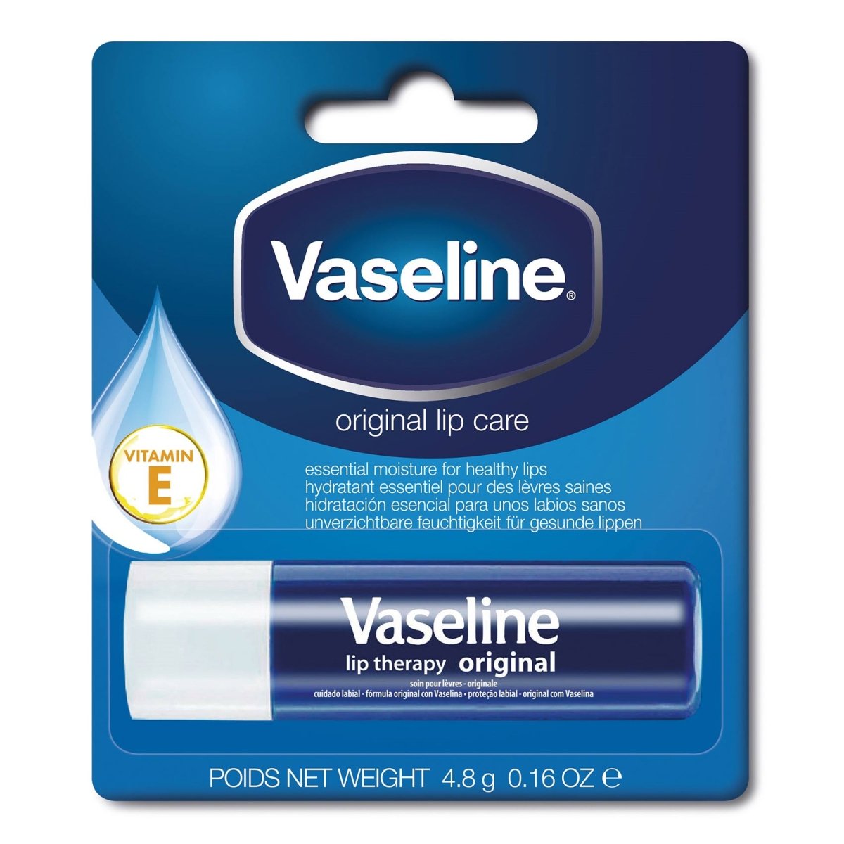 مرطب شفاه فازلين ثيرابي الأصلي - 4.8 جم | Vaseline Lip Therapy Original Stick شفاف - EROS STORE