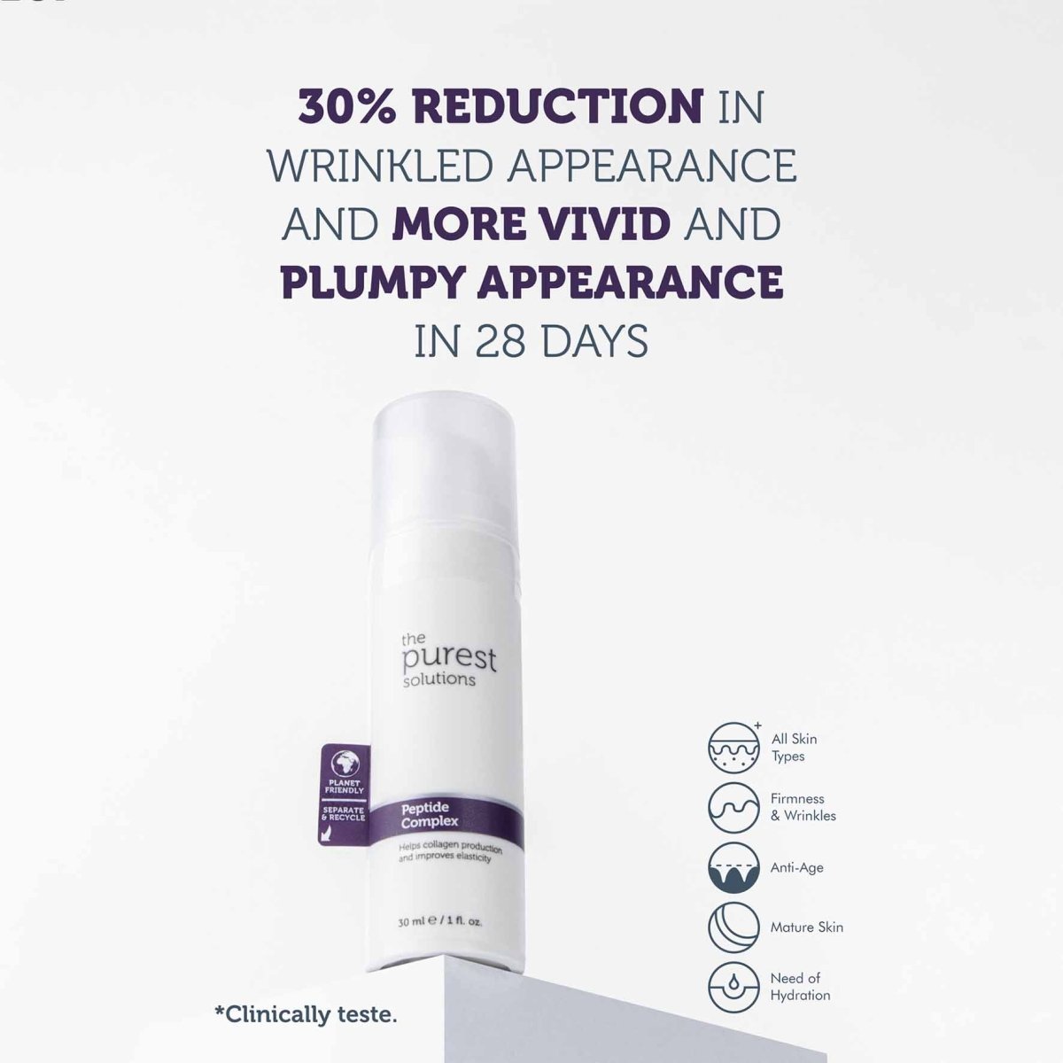 مصل مركب الببتيد من ذا بيورست سوليوشنز | The Purest Solutions Peptide Complex Serum 30 مل - EROS STORE