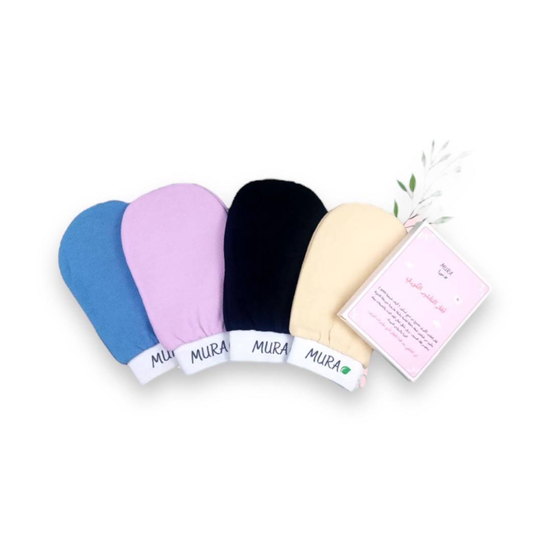 MURA KOREAN EXFOLIATING GLOVE | مورا ليفة كورية للاستحمام و تقشير الجلد وردي - EROS STORE
