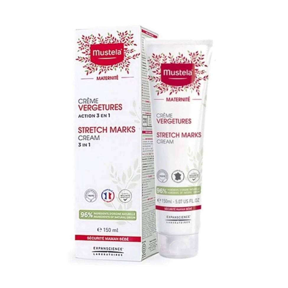 Mustela Stretch Mark Prevention Cream 150ml | موستيلا كريم الوقاية من علامات تمدد الجلد 150 مل 150 مل - EROS STORE