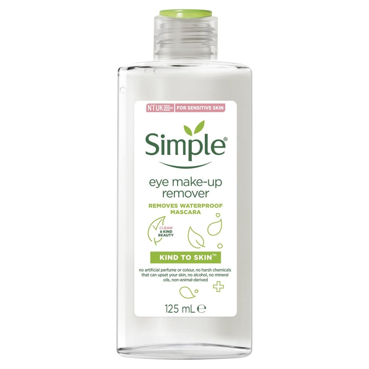 مزيل مكياج العيون من سمبل | Simple Kind to Skin Eye Make - Up Remover 125 مل - EROS STORE