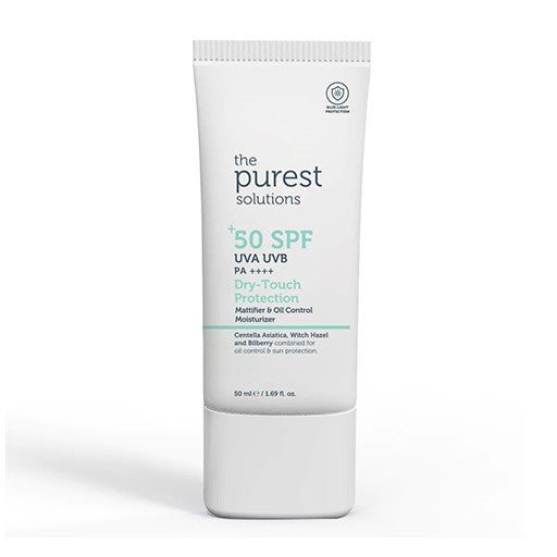 واقي شمس مطفي للبشرة الدهنية والمختلطة من ذا بيورست سوليوشنز | The Purest Solutions Mattifying Sunscreen for Oily and Combination Skin 50 مل - EROS STORE