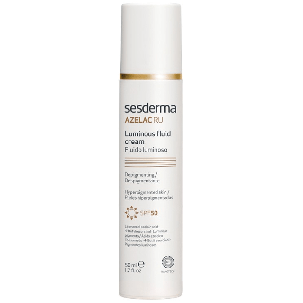 واقي شمس ومفتح أزيلاك رو السائل من سيسديرما | Sesderma Azelac RU Liposomal Depigmenting Sunscreen SPF50 50 مل - EROS STORE