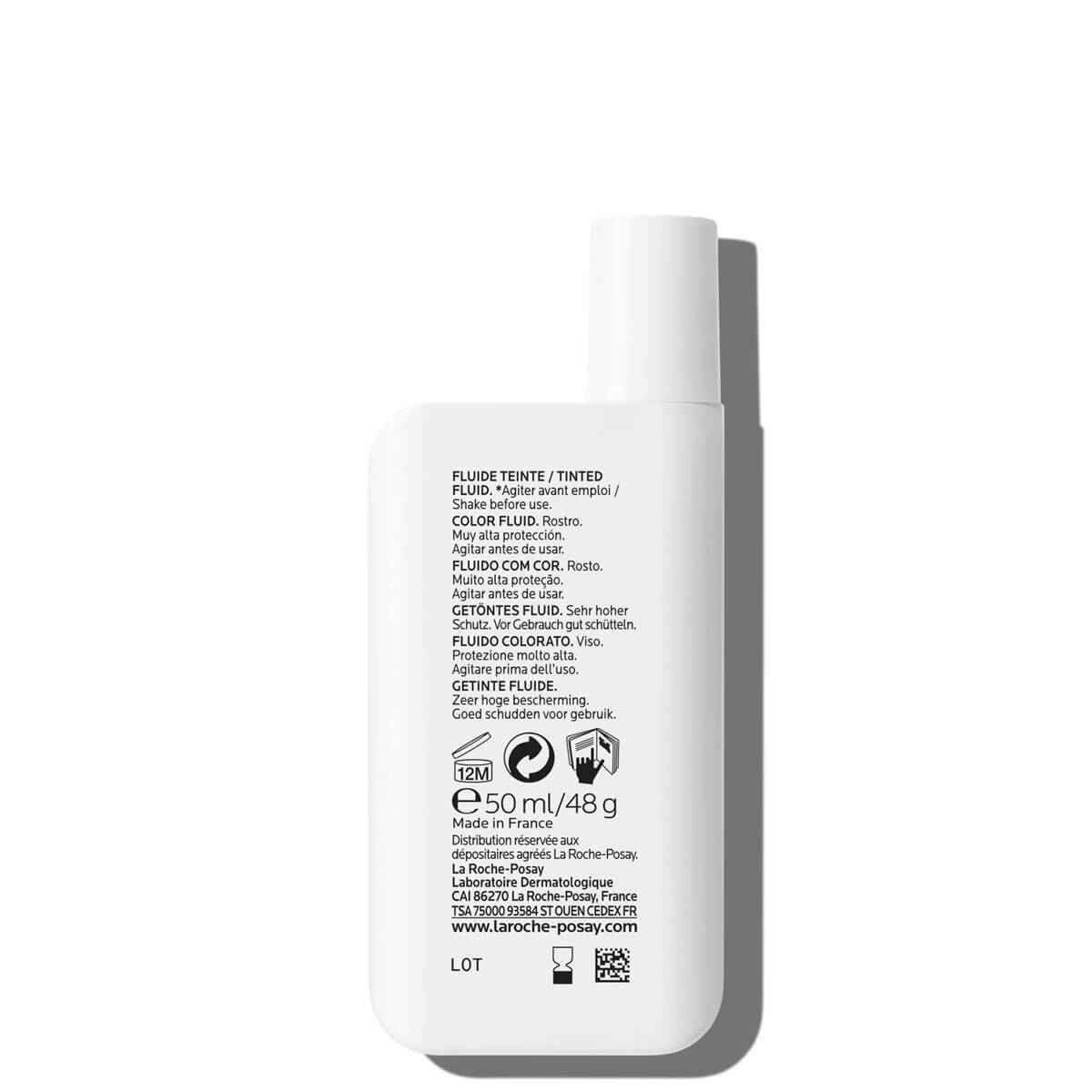 واقي شمس سائل ملون أنثيليوس من لاروش بوزيه | La Roche - Posay Anthelios Ultra - Light Tinted Fluid SPF50+ 50 مل - EROS STORE