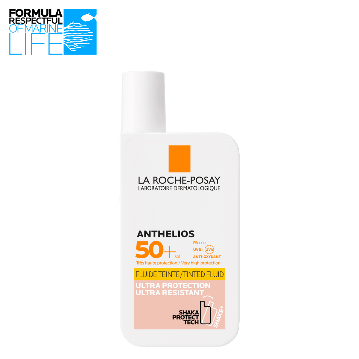 واقي شمس سائل ملون أنثيليوس من لاروش بوزيه | La Roche - Posay Anthelios Ultra - Light Tinted Fluid SPF50+ 50 مل - EROS STORE