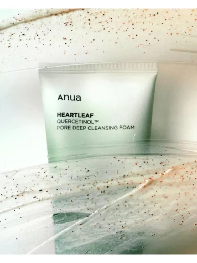 رغوة أنوا لتنظيف المسام العميق بخلاصة الهارتليف والكيرسيتينول | ANUA Heartleaf Quercetinol Pore Deep Cleansing Foam 150 مل - EROS STORE