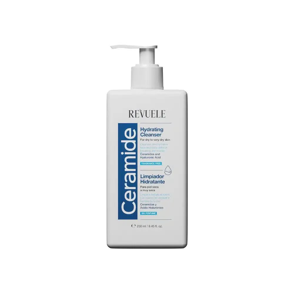 ريفويل غسول سيراميد للبشرة الجافة - 250مل | Revuele Ceramide Hydrating Cleanser - 250ml 250 مل - EROS STORE