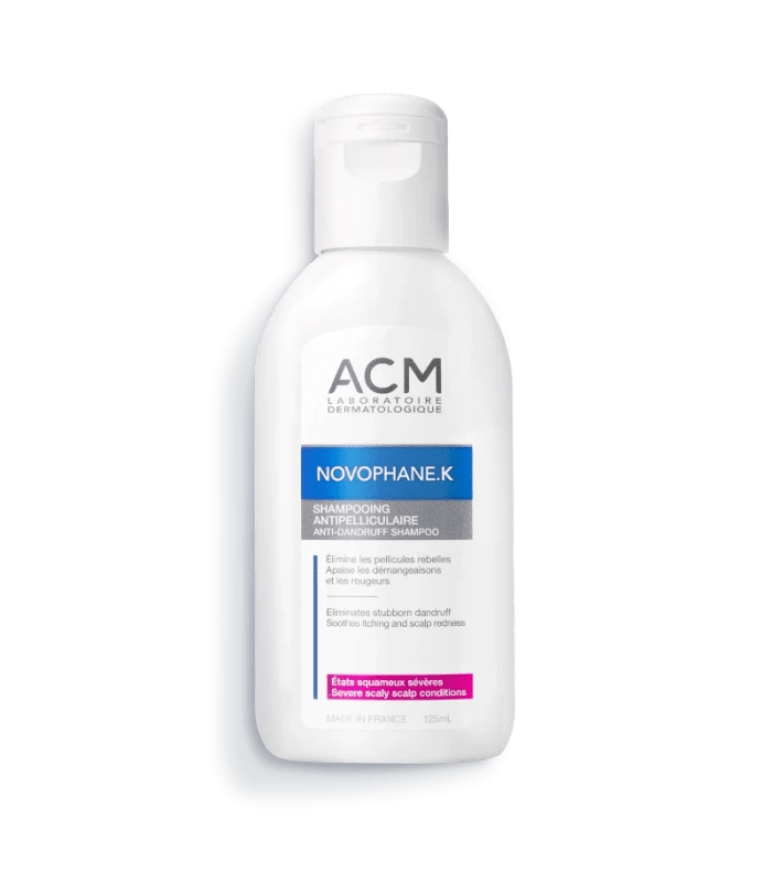 شامبو نوفافان للقشرة الكثيفة من إي سي إم | ACM Novophane K Anti - Dandruff Shampoo 125مل - EROS STORE